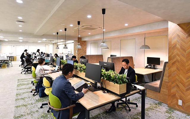 本社内全面リニューアル